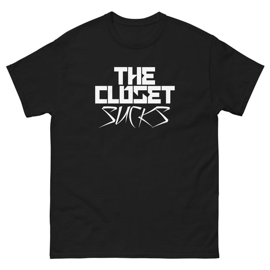 Gay Men's Classic Tee - The Closet Sucks