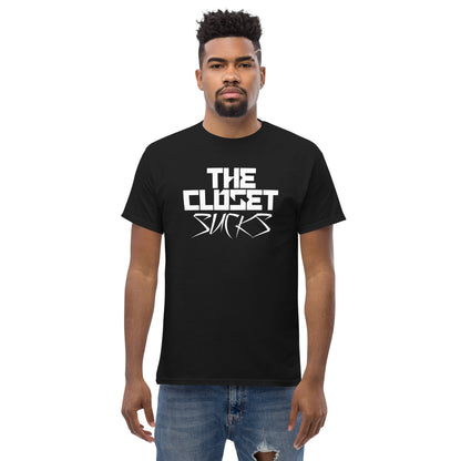 Gay Men's Classic Tee - The Closet Sucks