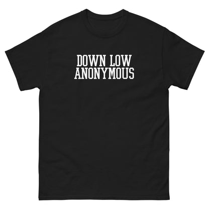 Gay Men's Classic Tee - Down Low Anonymous