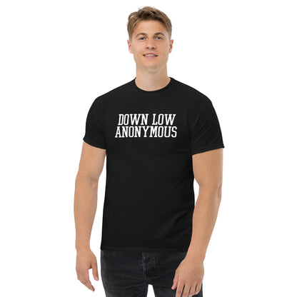 Gay Men's Classic Tee - Down Low Anonymous