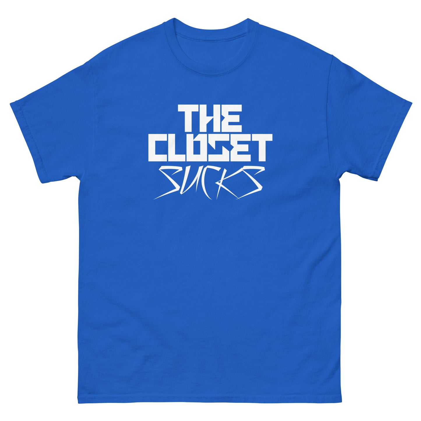 Gay Men's Classic Tee - The Closet Sucks